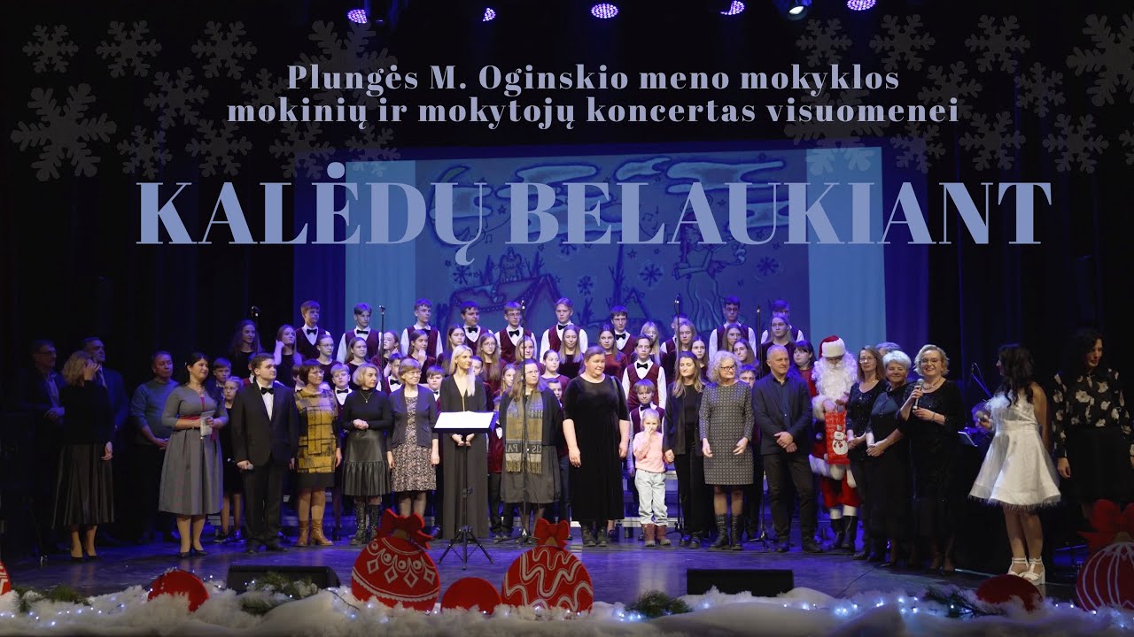 Plungės M.Oginskio meno mokyklos koncertas visuomenei „Kalėdų belaukiant“ | 2023