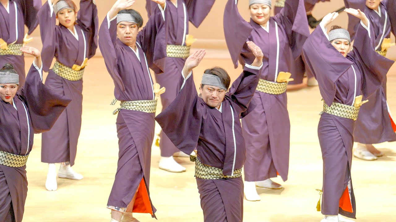 [4K] 舞龍人　新春よさこい三昧 2025 第一部 (中央)