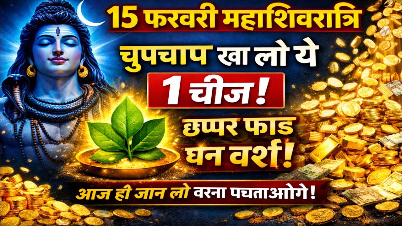 🔥 15 फरवरी महाशिवरात्रि का गुप्त रहस्य – एक ऐसी चीज जो बदल दे आपकी किस्मत! 🔥