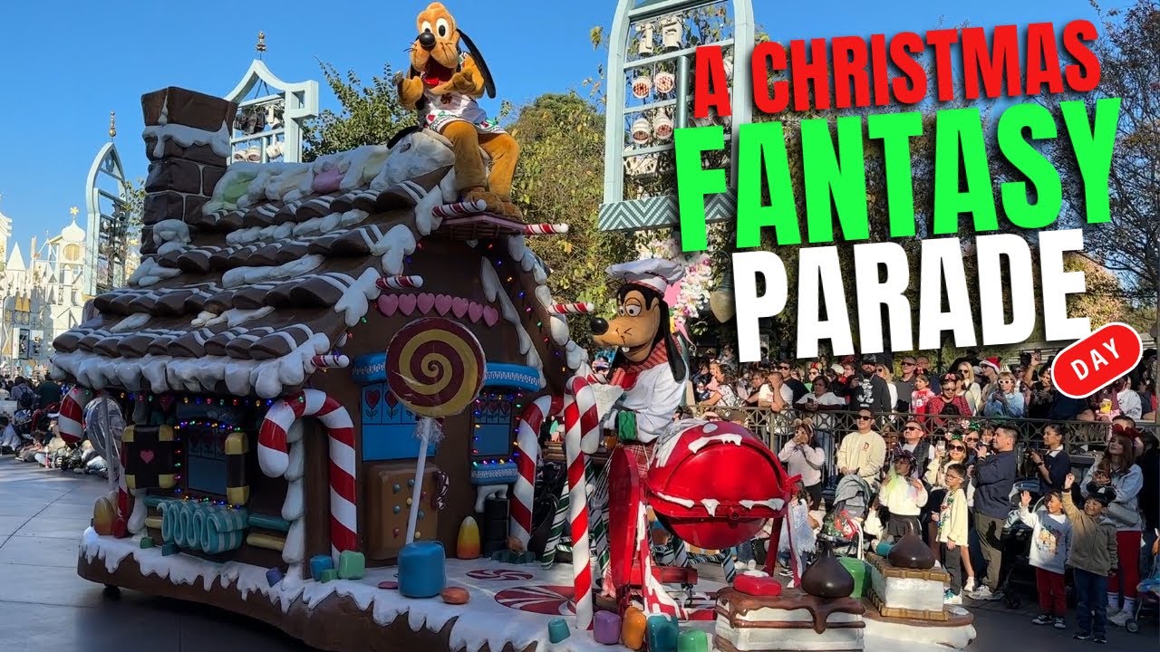 A Christmas Fantasy Parade (Daytime) | Disneyland | 2024