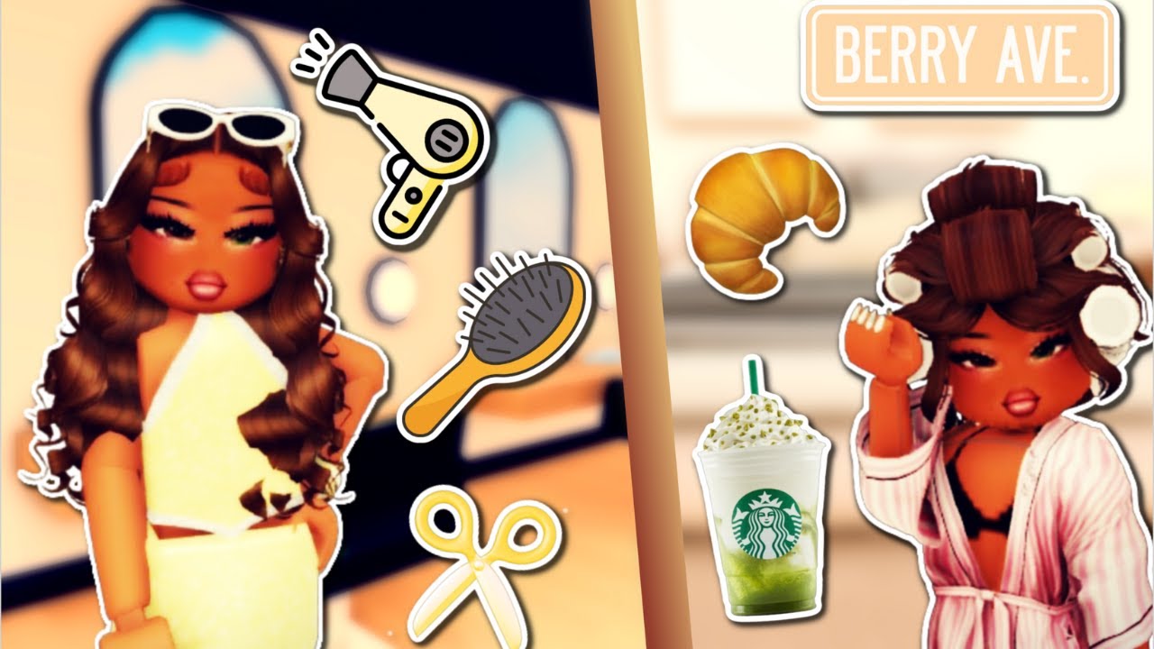 Une JOURN&Eacute;E dans la PEAU d'une COIFFEUSE 💇&zwj;♀️ *voice* RP #roblox #brookhaven #berryavenue #berryave