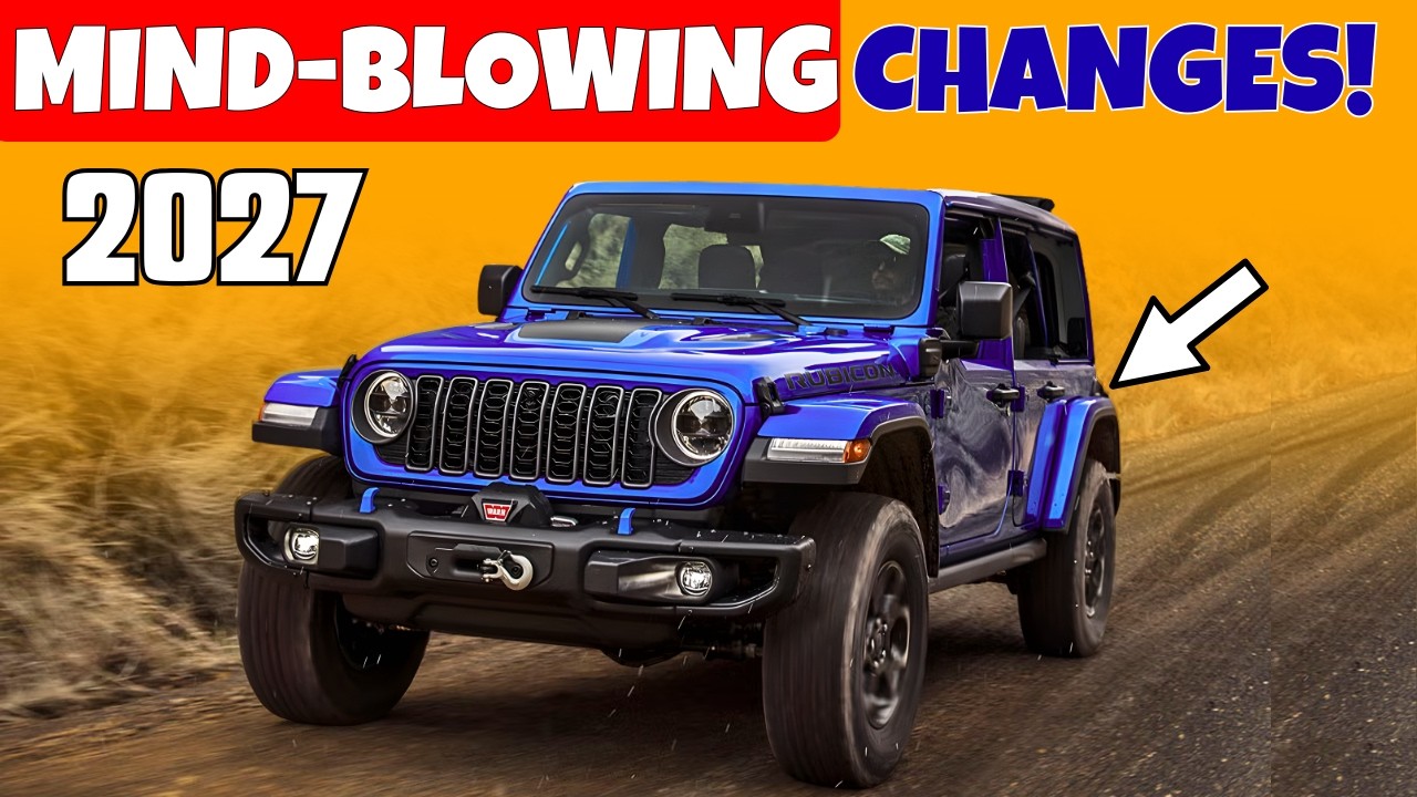 Совершенно новый Jeep Wrangler 2027 года &mdash; это просто нечто!