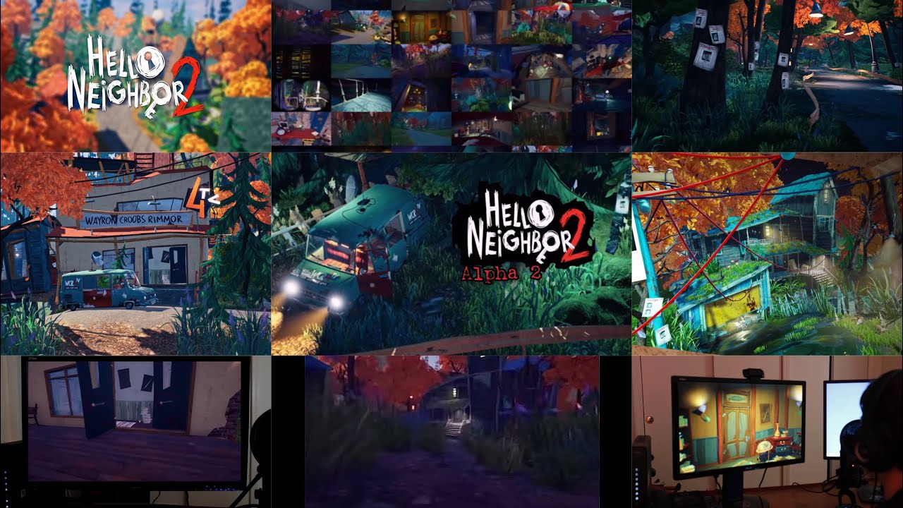 ALL of the Hello Neighbor 2 Alpha 2 footage that has been released.