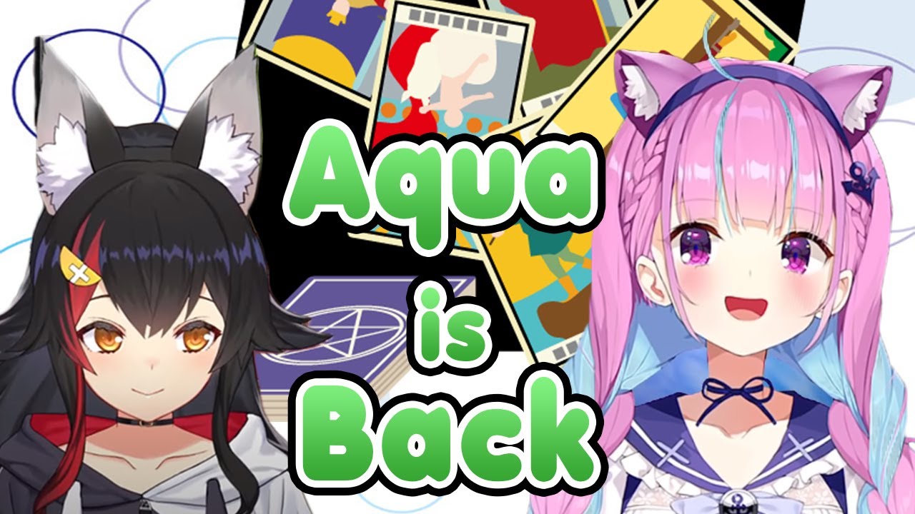 Mio helped & advised Aqua to take a break through tarot reading [Hololive] [ENG SUB]