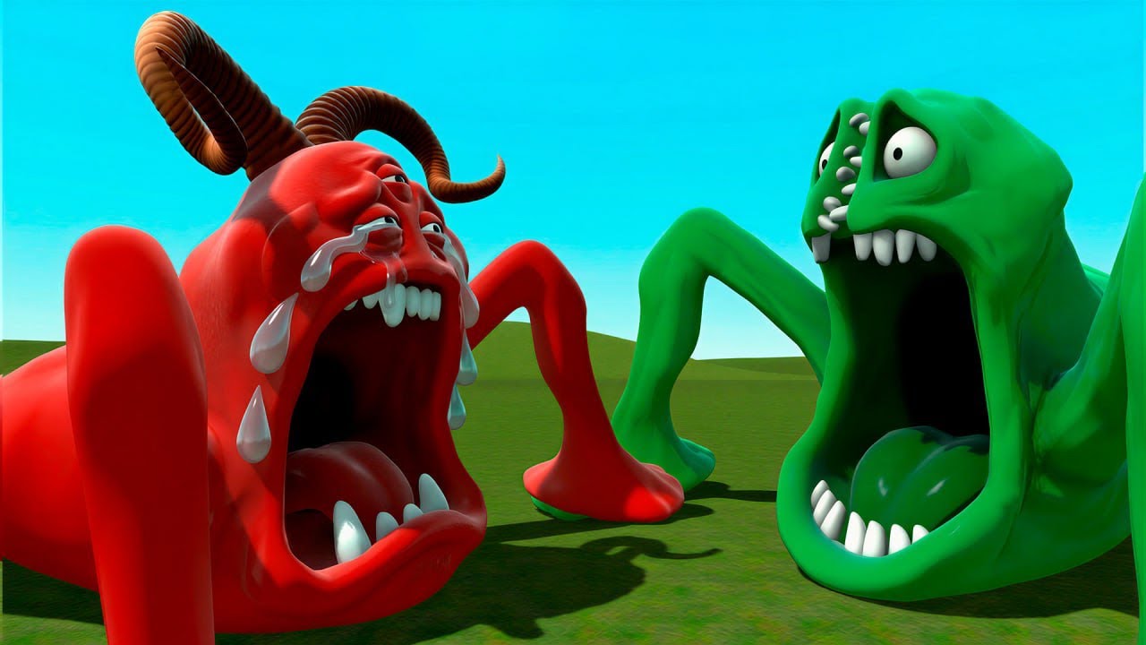 WORM 4 SEA EATER VS SNAKE 3 SEA EATER FOR ROBLOX In Garry's Mod! #garrysmod #gmod #treverhenderson 