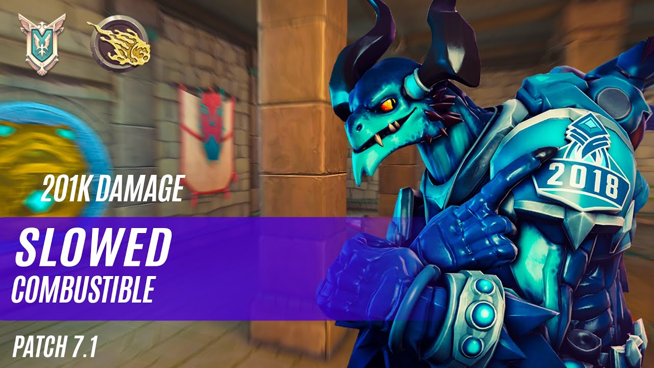 201K DAMAGE SLOWED DROGOZ PALADINS COMPETITIVE (MASTER) COMBUSTIBLE