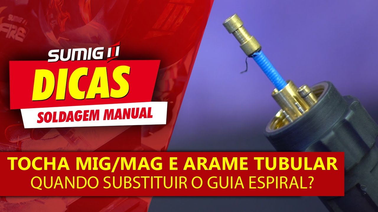 Quando substituir o Guia Espiral da Tocha MIG/MAG | Sumig Dicas