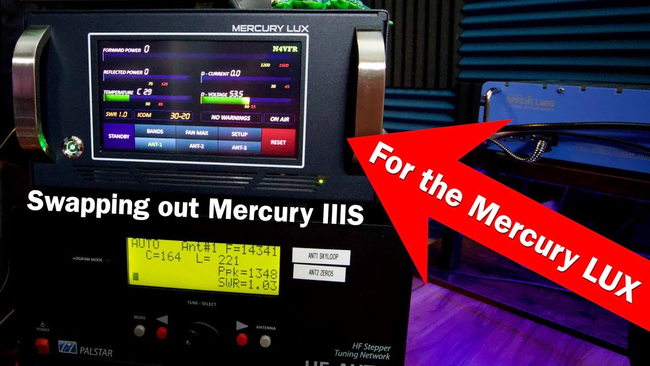 Mercury IIIS or Mercury Lux | Swapping one for the other | SundSDR2DX | Palstar HF-Auto