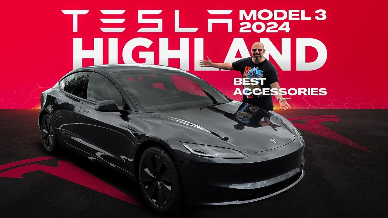 Необходимые аксессуары для Tesla Model 3 2024 Highland