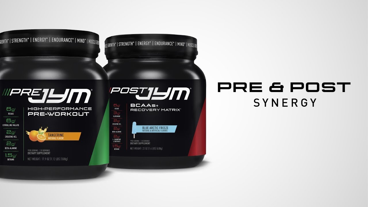 Pre and Post JYM Synergy
