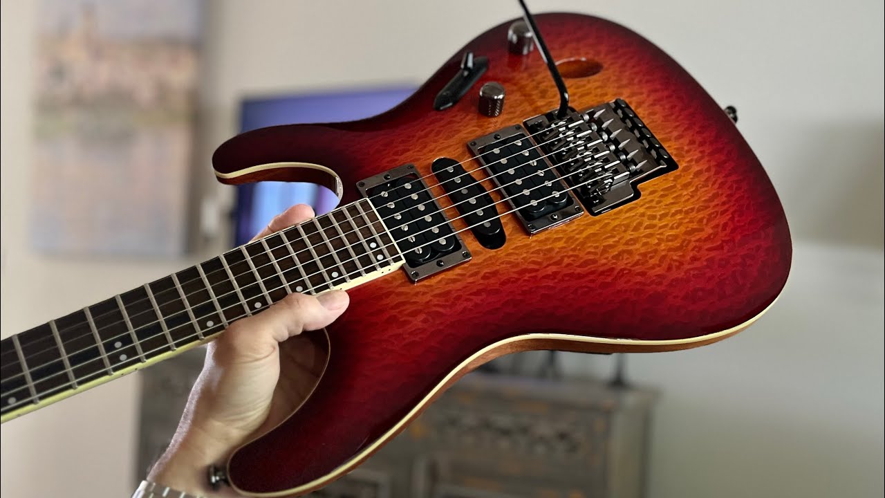 Ibanez S6570: Gained Up Tones (All Pickup Positions)