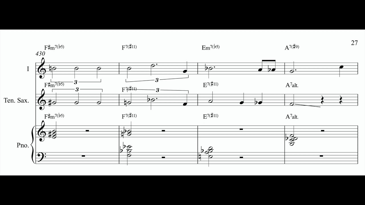 Footprints - Miles Smiles - Herbie Hancock, Miles Davis, Wayne Shorter Transcription
