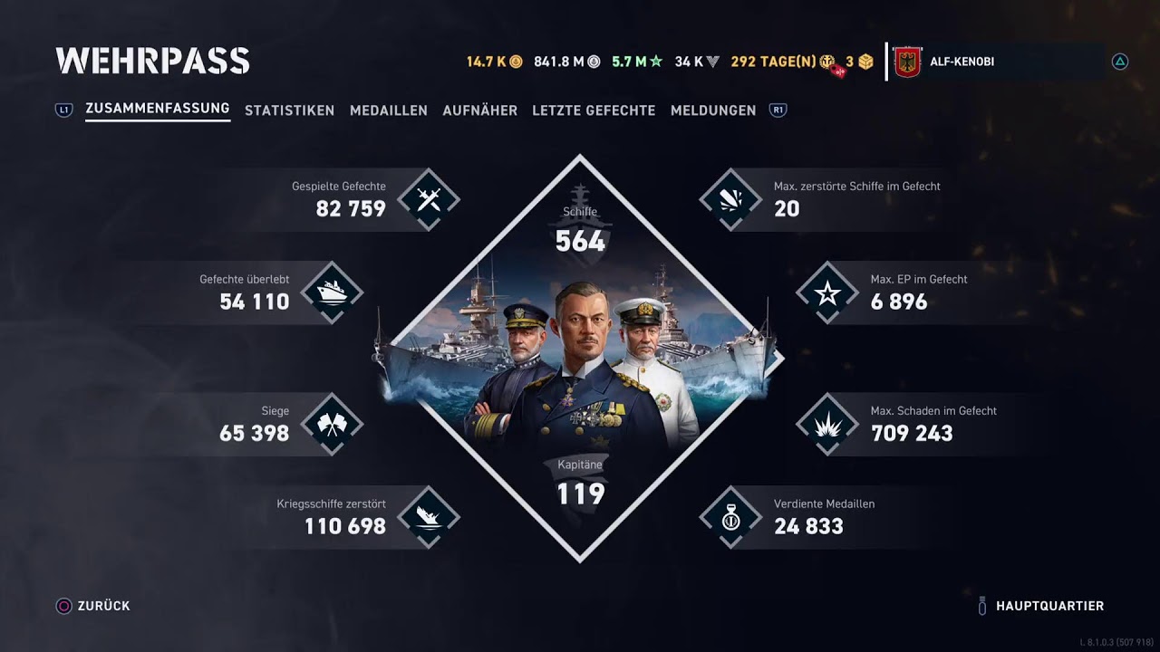 World of Warships Legends  ALF-KENOBI  alf_kenobi  Alf Kenobi