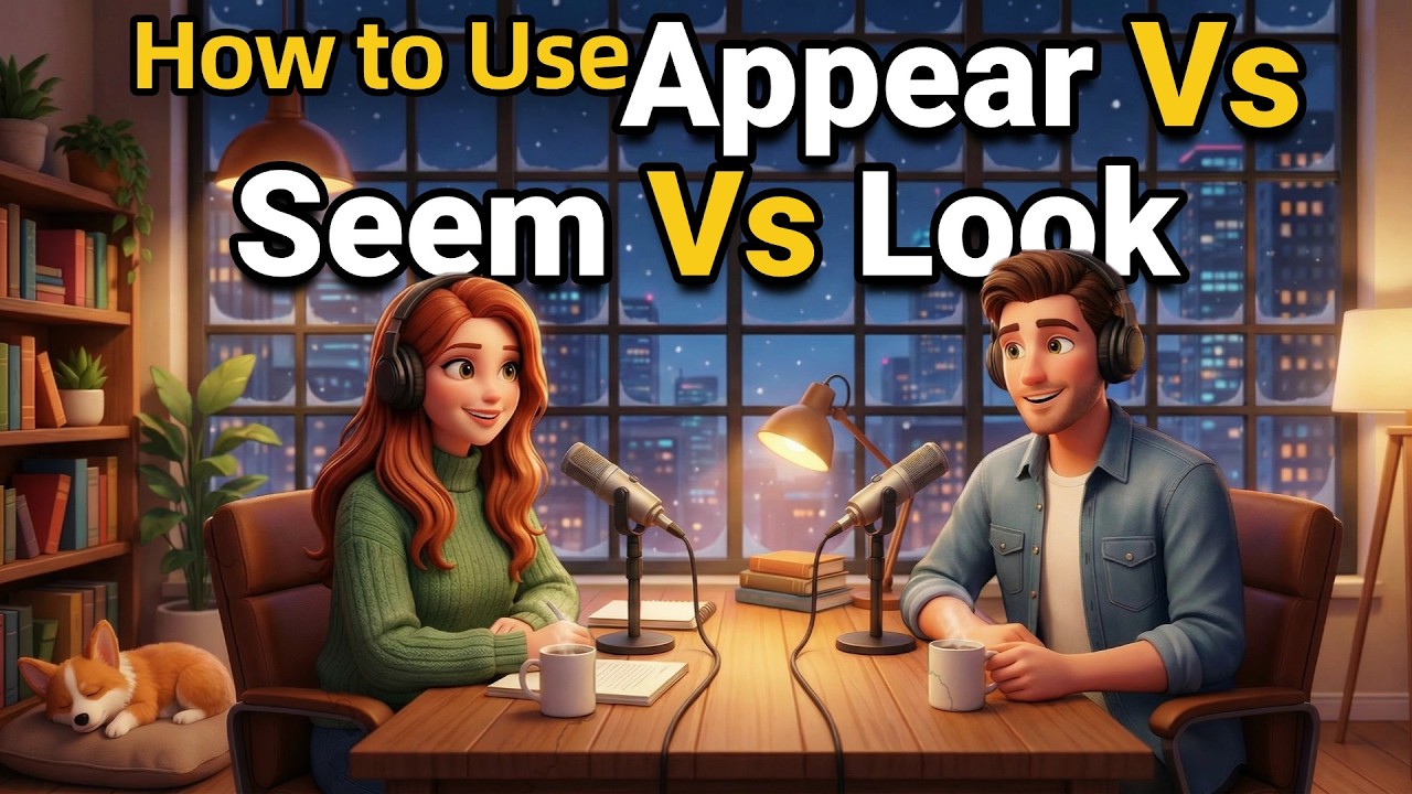 Как использовать LOOK, SEEM и APPEAR в повседневной речи | Ежедневные разговоры на английском | А...