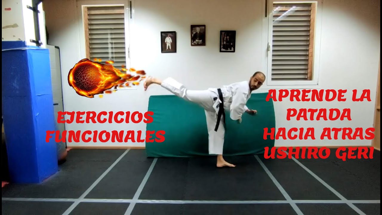 🦵🥋 PATADA DE KARATE HACIA ATRÁS (USHIRO GERI) DESCRIPCIÓN👇