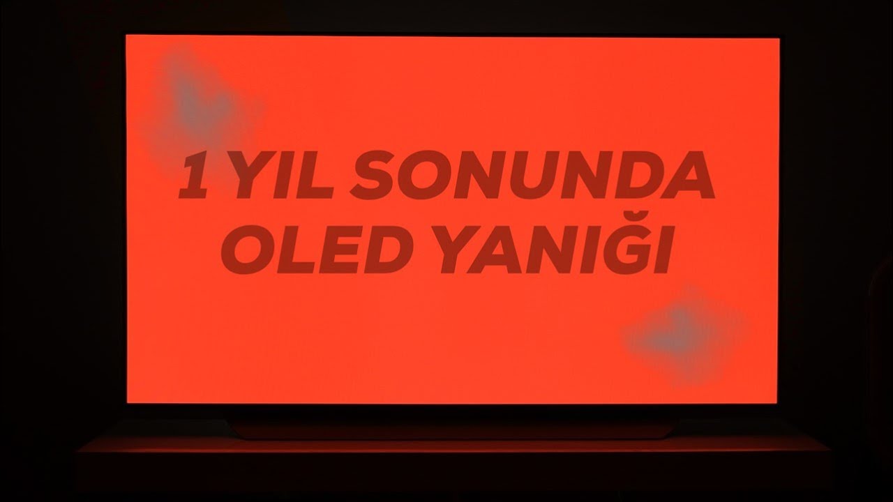 LG C8 OLED uzun kullanım testi 