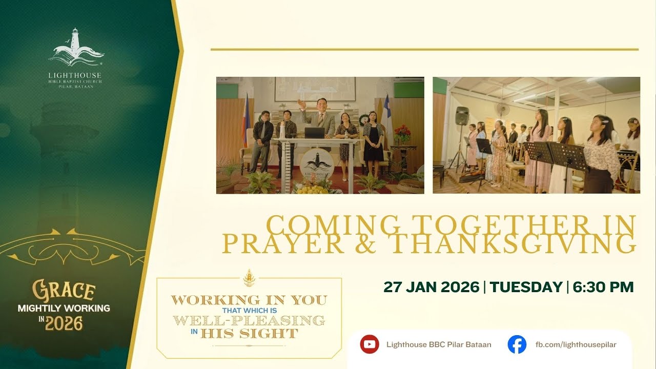 Coming Together in Praises, Prayers, Preaching, and Provision (Tuesday PM | 27 Jan 2026)