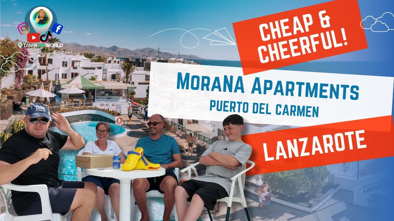 We Stayed on “Cardiac Hill”! Cheap & Cheeerful Moraña Apartments Puerto Del Carmen INSANE Views