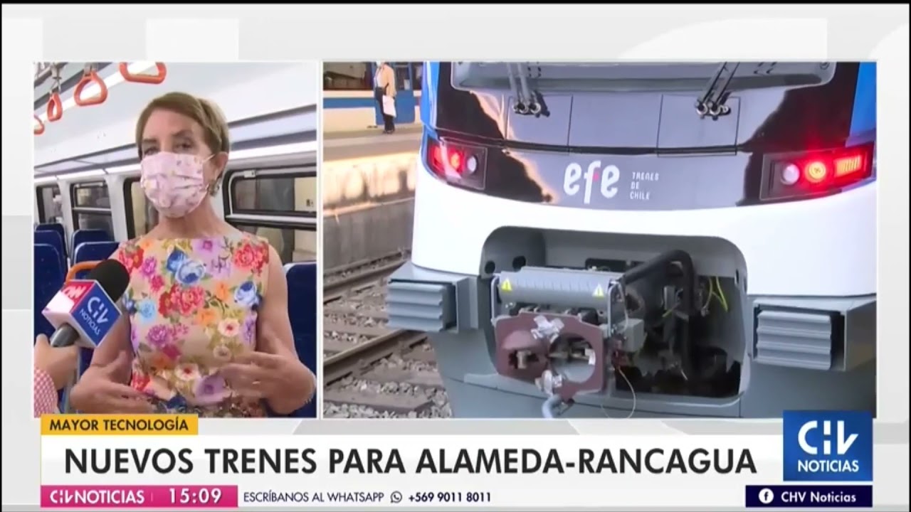 Presentación nuevos trenes Rancagua - CHV