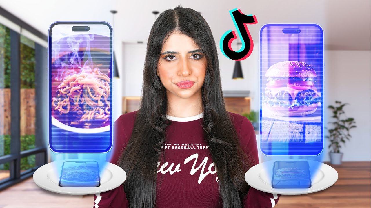 خليت التيك توك يتحكم في أكلي لمدة ٢٤ ساعة !