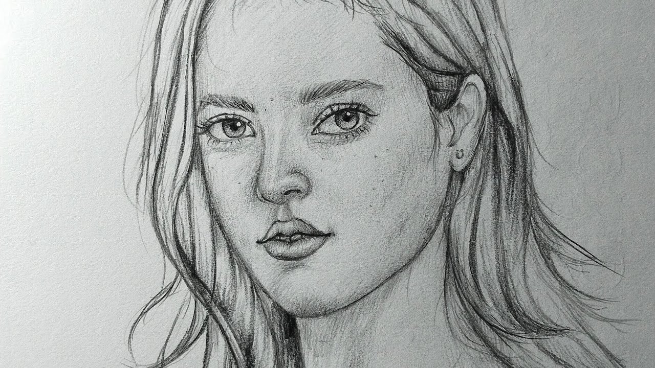 How to draw Girl's face easily step by step Loomis Method with me