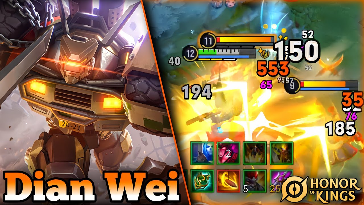 Why Dian Wei Is the Best Jungler - Gameplay | Honor of Kings