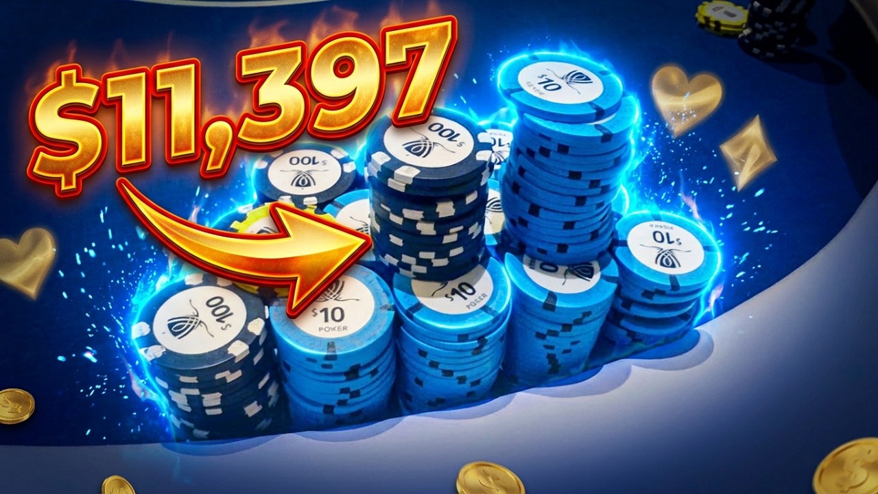 Wygrywam 1250 USD/h w grach cash 5/10 USD! (Vlog pokerowy)