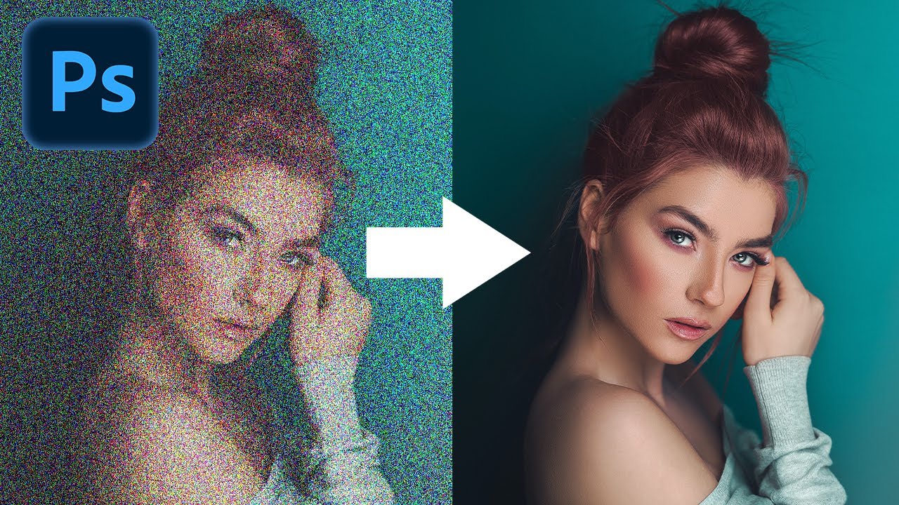 Bildrauschen ENTFERNEN/REDUZIEREN in Photoshop Tutorial