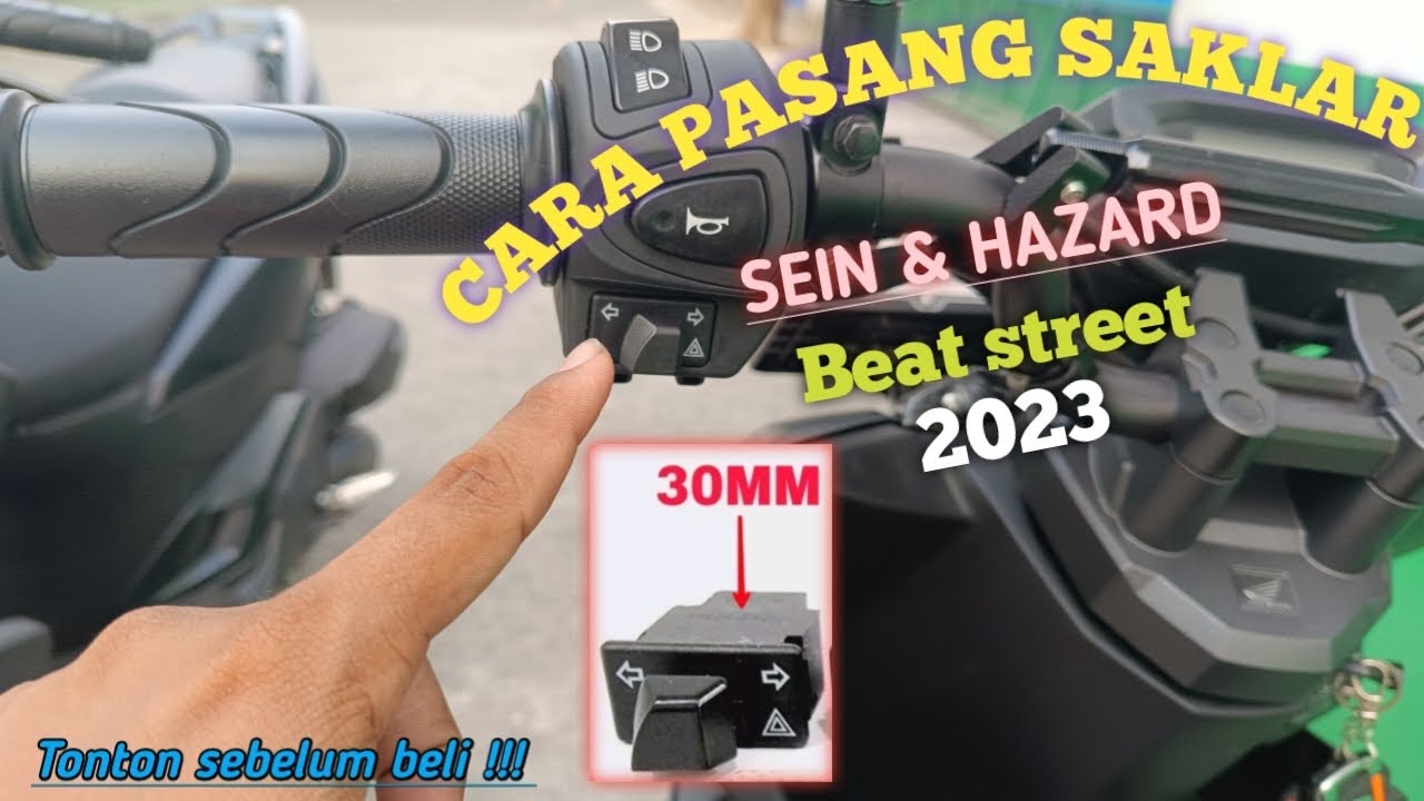 Cara Pasang Saklar Sein dan Hazard Di Beat Street 2023