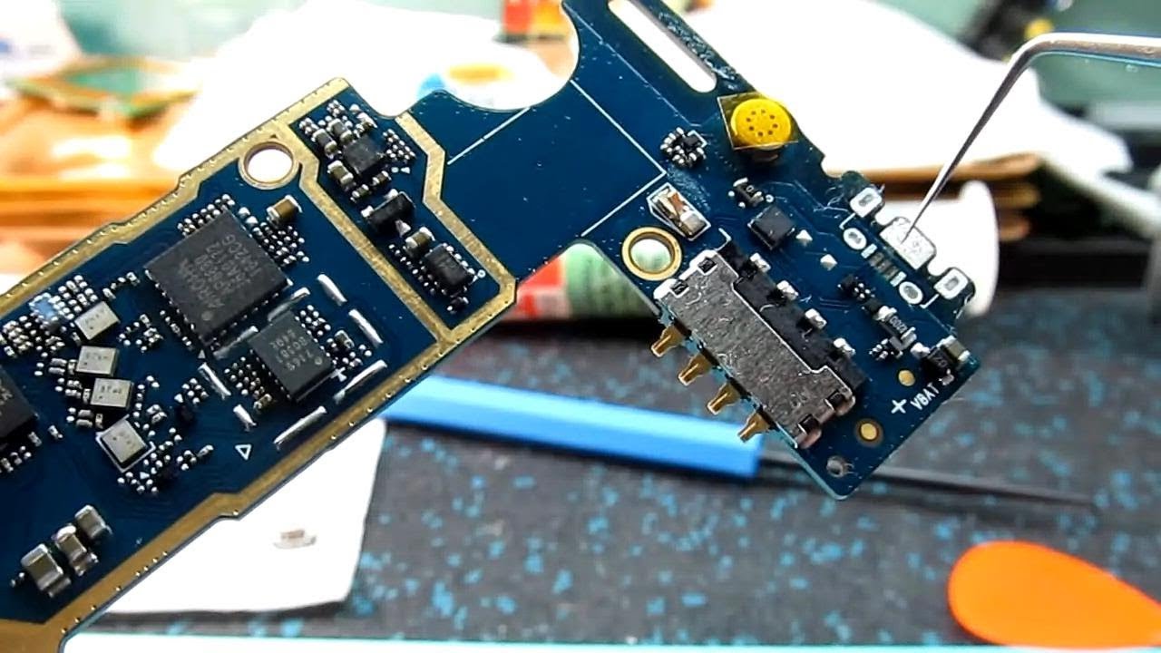 Huawei Y5II CUN-U29.Замена USB раздыма.Аднаўленне адарваных пятакоў