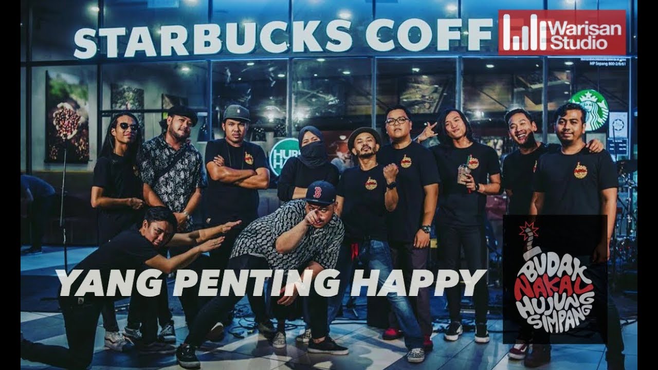 BUDAK NAKAL HUJUNG SIMPANG - YANG PENTING HAPPY (LIVE) (COVER)