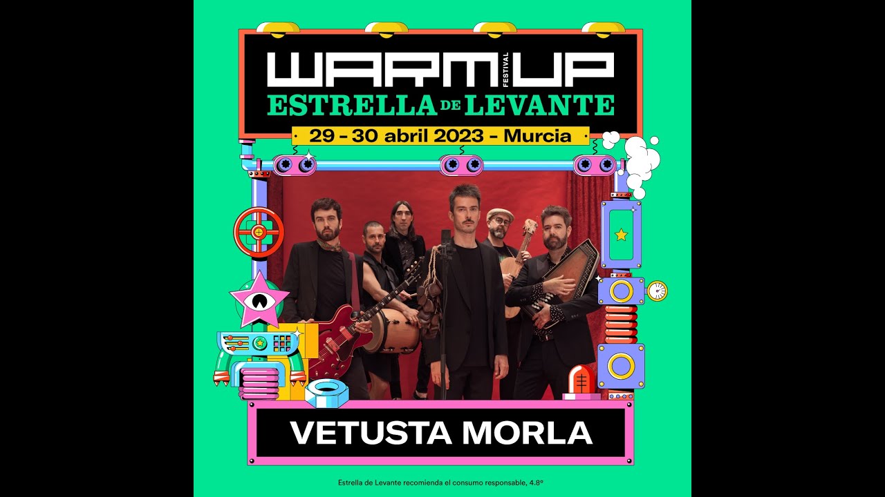 Vetusta Morla Directo 2023 . Warm Up Festival Murcia . Gira Cable A Tierra