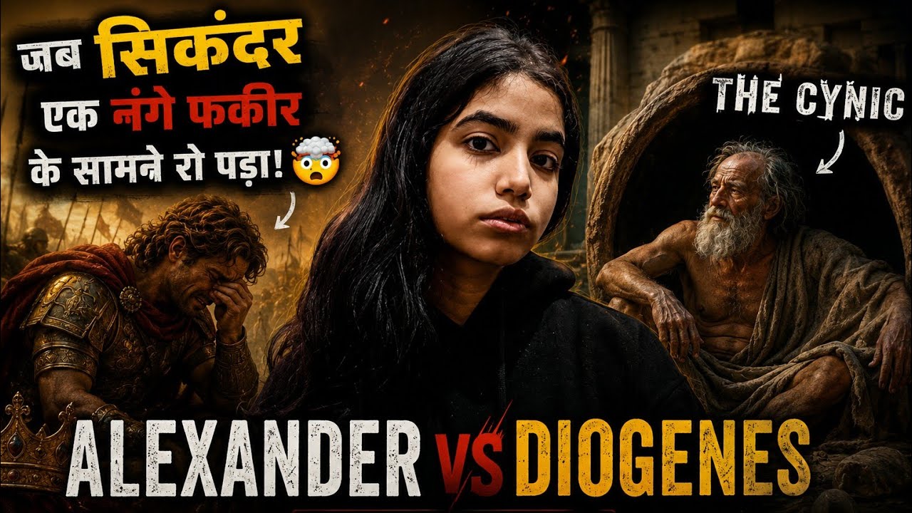 ALEXANDER and DIOGENES 😵 जब सिकंदर ने एक भिखारी से माफ़ी मांगी