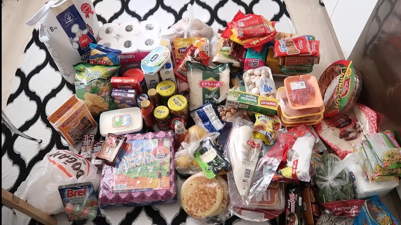 800 TL MARKET ALIŞVERİŞİ | NELER ALDIK | BÜYÜK MARKET ALIŞVERİŞİ