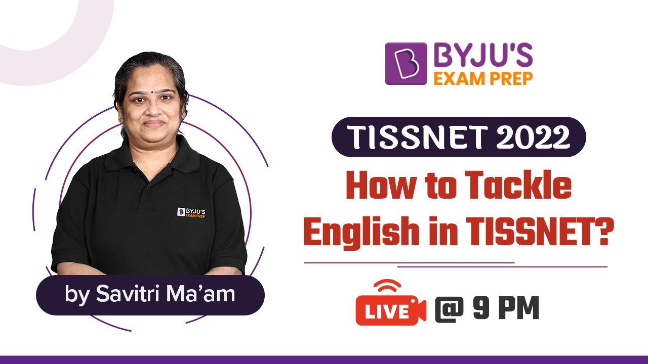 TISSNET 2023 | How to Tackle English Section in TISSNET? | Savitri Krishnamurty | BYJU'S Exam Prep