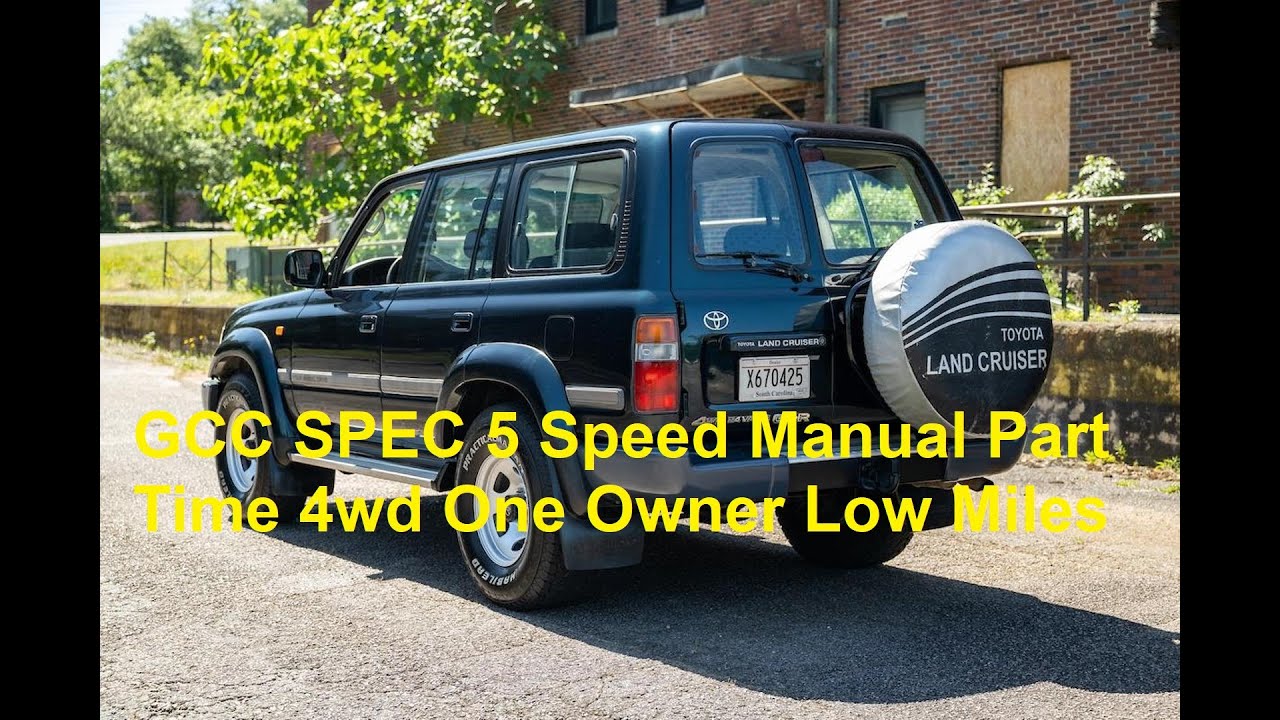 1997 Toyota Land Cruiser FZJ80 1FZ-F Carb 5 Speed Manual Part Time 4wd Fridge Console For Sale
