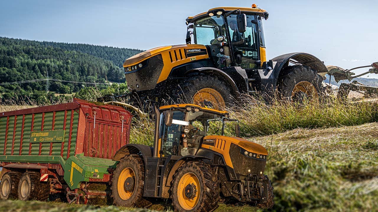 Vom Mähen bis ins Silo | JCB, Case, Krone, Strautmann | Land und Technik TV