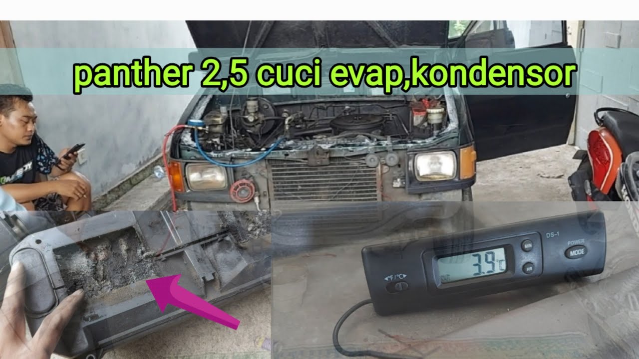 Ac isuzu panther 2,3 trenggalek, kotor parah