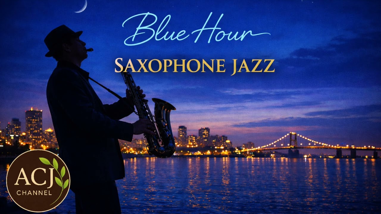 🌙Blue Hour Saxophone Jazz 🎷 Soft Female Vocals & Smooth Night Jazz for Deep Relaxation #jazz 