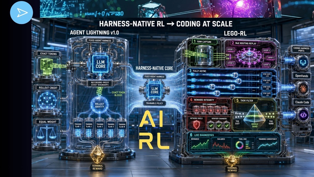 Agentic Lightning V1 исправляет математику обучения с подкреплением для Harness