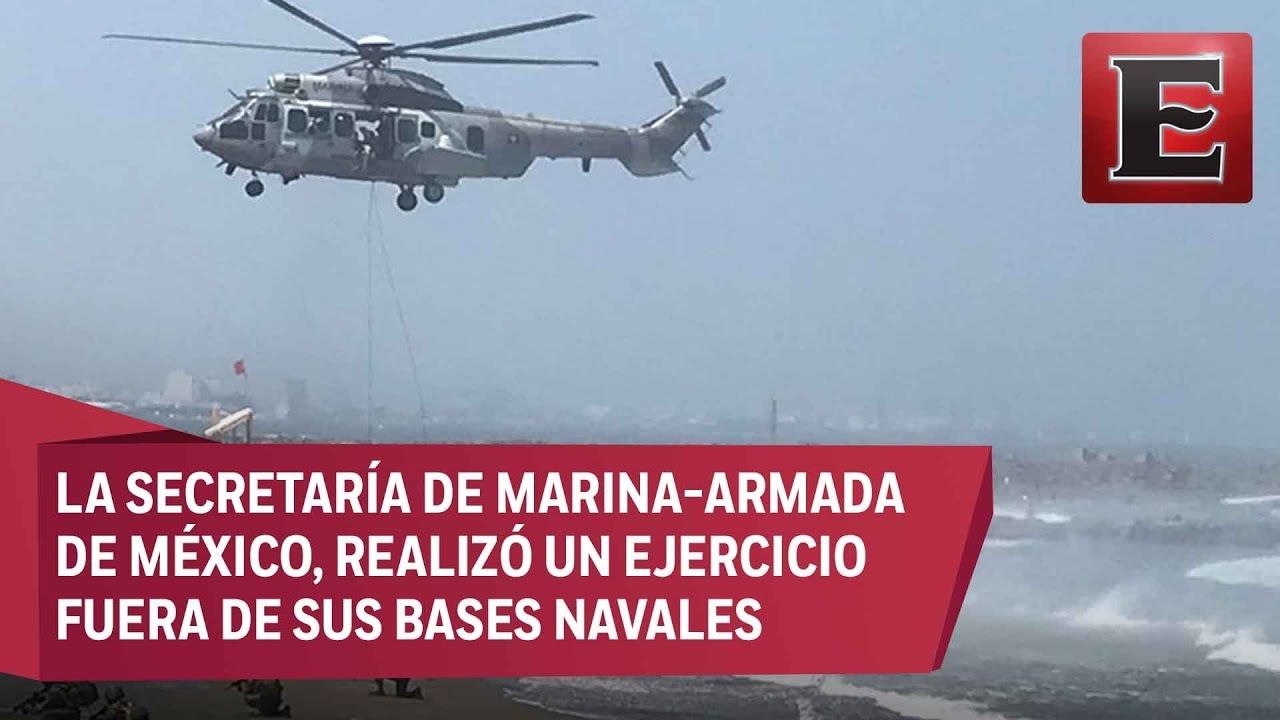 Marina realiza espectacular operaci&oacute;n t&aacute;ctica Veracruz