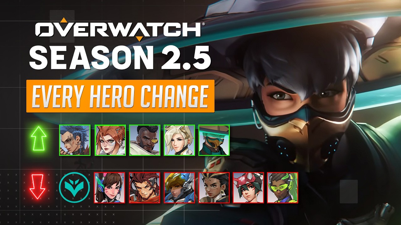 Mizuki's ULT now blocks projectiles BOTH WAYS | Overwatch Mid-Season 2.5 Patch