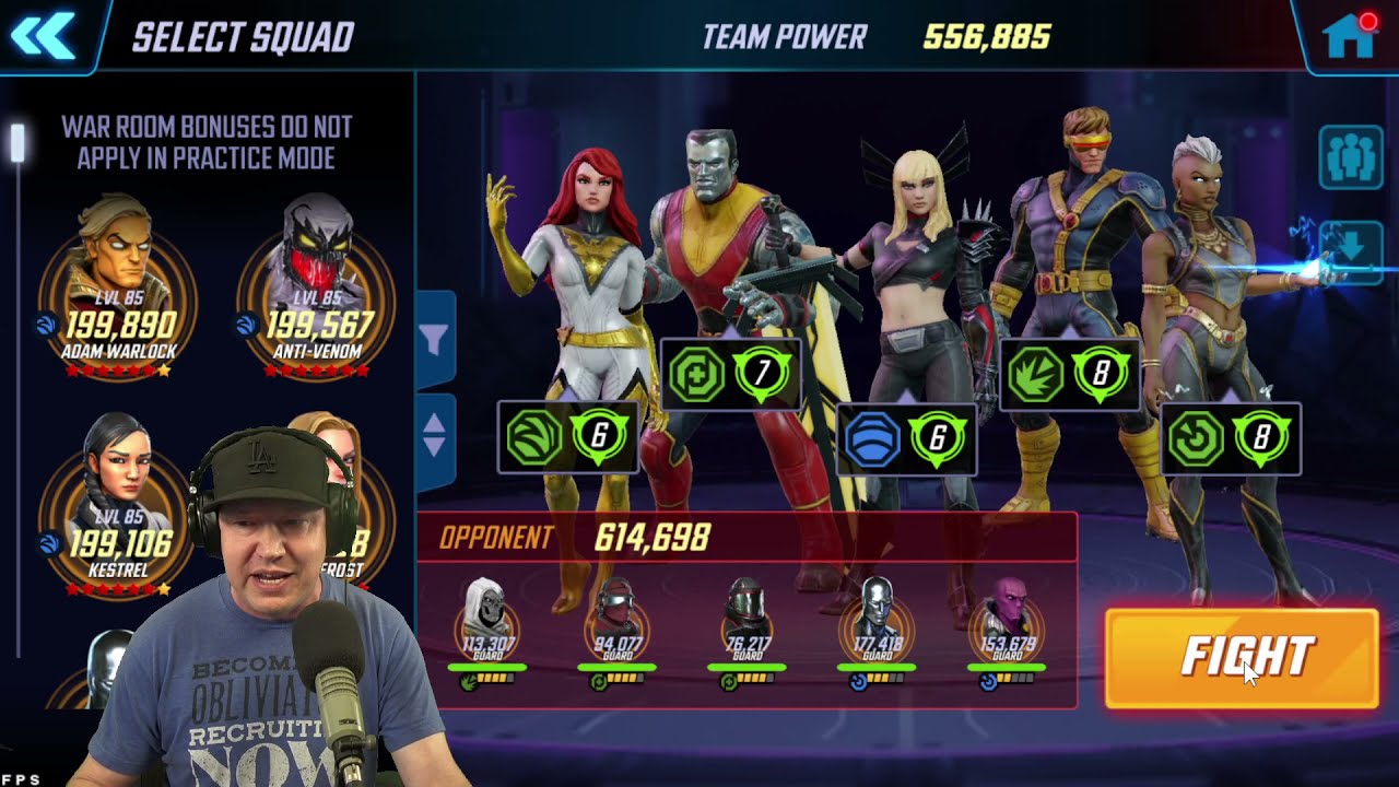 Magik War Testing - Power Armor 2.0 - MARVEL Strike Force - MSF