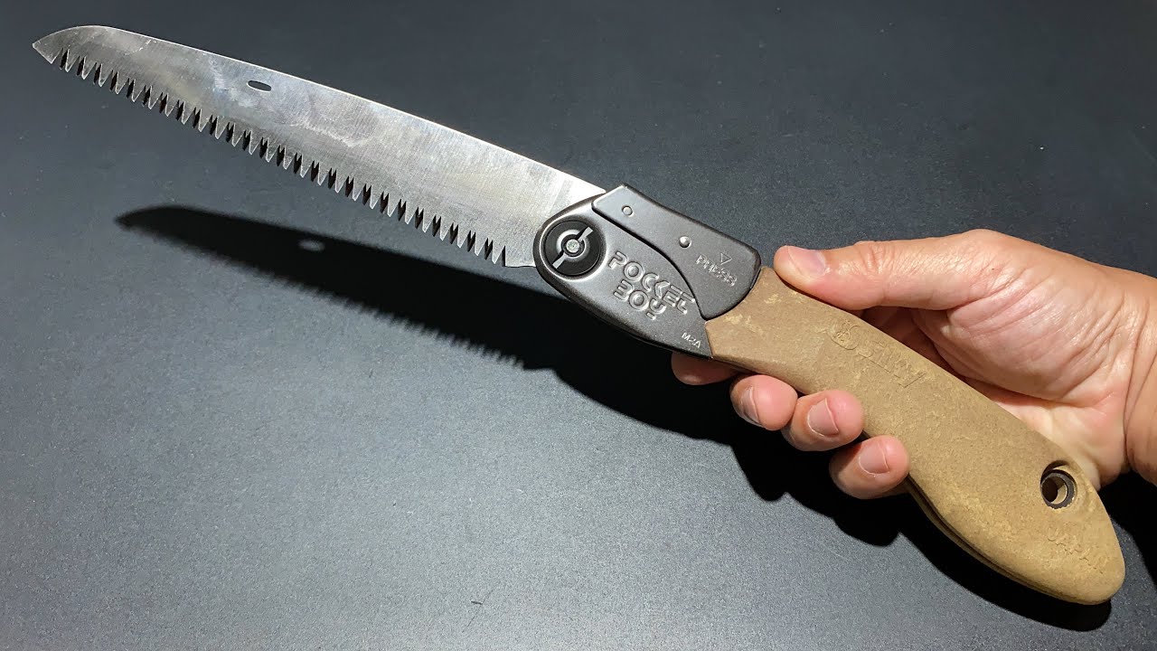 SILKY POCKETBOY OUTBACK EDITION FOLDING SAW/ เลื่อยพับขนาดเล็ก 170mm ด้าม ARBOR ใบเคลือบ Nickle-Tin