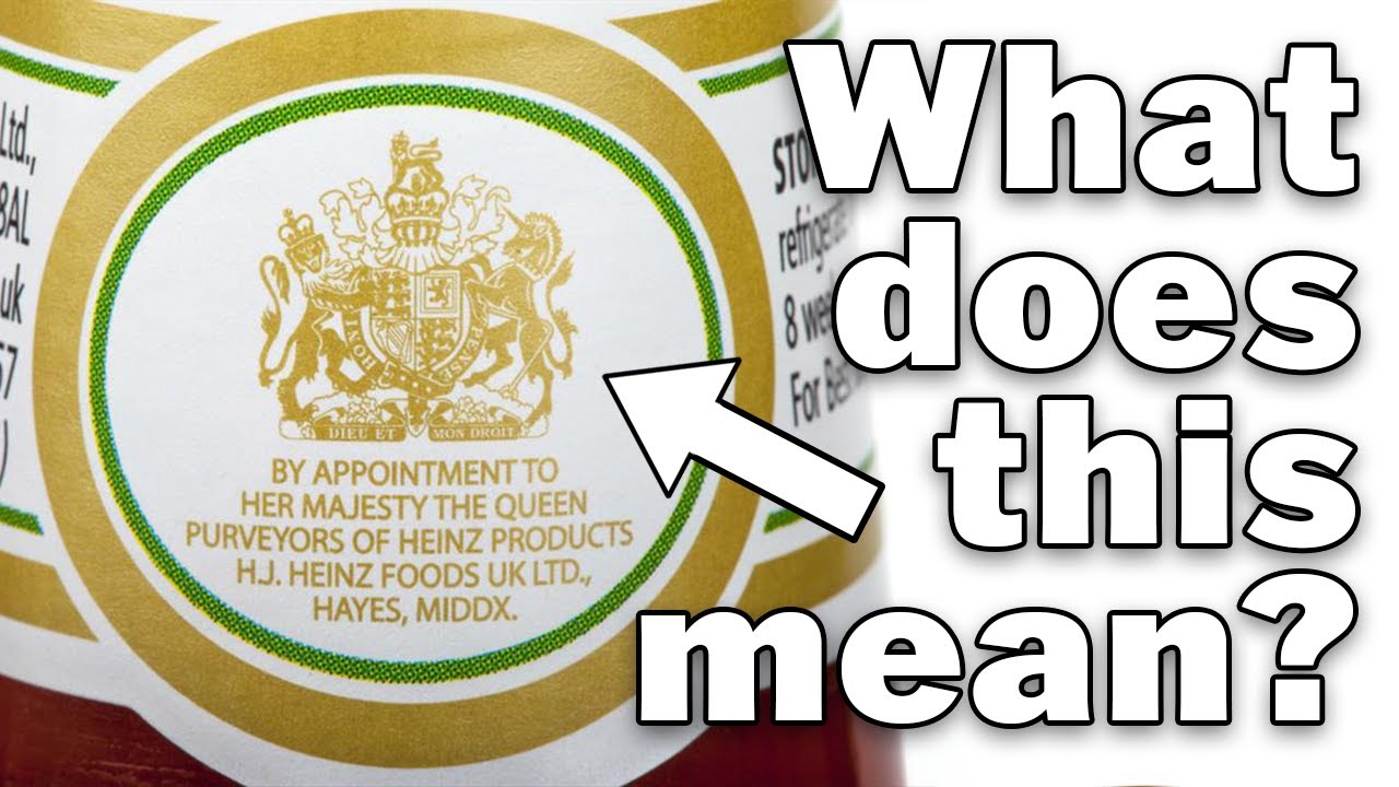 Look for this on food and drinks in Britain