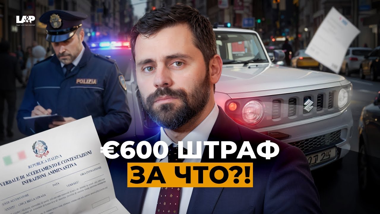 Штраф в Италии, которого могло не быть. Важные сроки, нельзя пропускать!