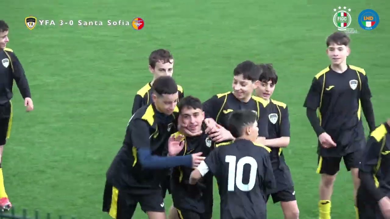 YOUTH FOOTBALL ACADEMY VS SANTA SOFIA LICATA sq. B - UNDER 14 REG. - RISULTATO 5 - 0 S.S. 2024/25