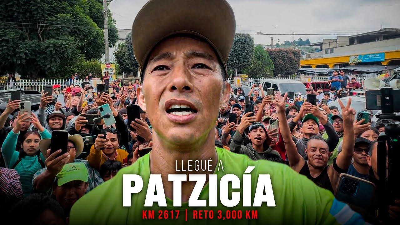 Pensé que iba a correr solo en Guatemala y así me recibe el pueblo 😭🇬🇹❤️ Km 2,617 | Reto 3,000 Km