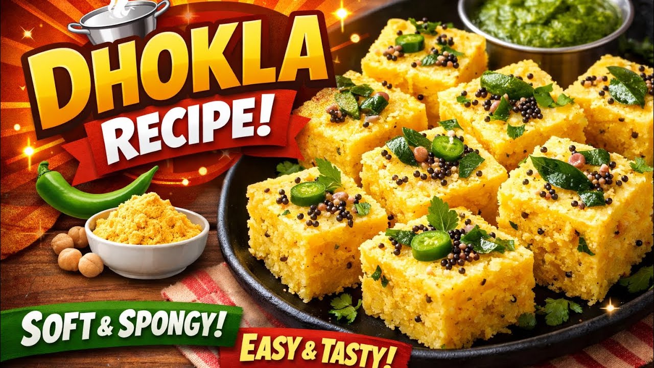 Super tasty gujarati dhokla recipe soft and spongy #viral #cooking #trending #recipe #shorts #food 