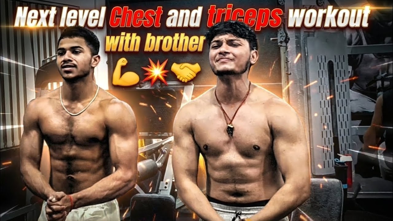 Next Level Workout 💪🏻💪🏻 With Posing 💪🏻🔱#chestandtricepsworkout #NextLevelWorkout  